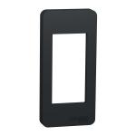SCHNEIDER ELECTRIC Unica - plaque de finition troite - anthracite - 1 module NU200154
