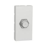 SCHNEIDER ELECTRIC Unica - prise tlvision - tv type f - 1 module - blanc - mcanisme seul NU346818