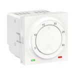 SCHNEIDER ELECTRIC Unica - thermostat chauffage / climatisation - 8a - blanc - mca seul NU350118