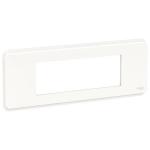 SCHNEIDER ELECTRIC Unica pro - plaque de finition - blanc antimicrobien - 6 modules NU411620