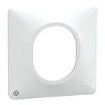SCHNEIDER ELECTRIC Ovalis - plaque de finition - 8 crans de fixation - rgulation possible sur le mur - 1 poste antibactrien S300702