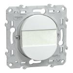 SCHNEIDER ELECTRIC Poussoir porte etiquette blanc S320266