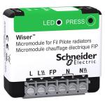 SCHNEIDER ELECTRIC S.A.S. Wiser - micromodule encastr - zigbee - pilotage radiateur lectrique fil pilote - 6 ordres fil pilote - confort - confort -1c - confort -2c - eco ou rduit - hors gel - arrt - permet de piloter et programmer le chauffage avec  wiser home THG_CCTFR6710