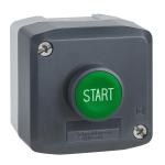 SCHNEIDER ELECTRIC Harmony boite - 1 bouton poussoir vert affleurant 22 - 1f - start XALD103