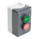 SCHNEIDER ELECTRIC Harmony boite - 2 boutons poussoirs 22 - vert /rouge XALD215