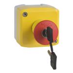 SCHNEIDER ELECTRIC Harmony xal - boite jaune arrt urgence rouge - pouss tourner  cl - 2o - 40 XALK188F