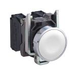 SCHNEIDER ELECTRIC Harmony xb4 - bouton poussoir  impulsion - 22 - blanc - 1f - vis trier XB4BA11