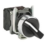 SCHNEIDER ELECTRIC Harmony xb4 - bouton tournant  manette - 22 - 2 pos  rap. - noir - 1f - vis XB4BD41