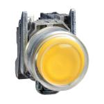 SCHNEIDER ELECTRIC Harmony xb4 - bouton poussoir  impuls - 22 - capuchonn - jaune - 1f - vis XB4BP51