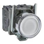 SCHNEIDER ELECTRIC Harmony xb4 - poussoir lumineux led - 1f+1o - blanc - 22 - 24vacdc XB4BW31B5