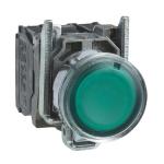 SCHNEIDER ELECTRIC Harmony xb4 - poussoir lumineux led - 1f+1o - vert - 22 - 230vac XB4BW33M5