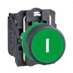 SCHNEIDER ELECTRIC Harmony xb5 - bouton poussoir impulsion - 22 - marqu - vert - 1f - vis trier XB5AA3311