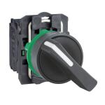 SCHNEIDER ELECTRIC Harmony xb5 - bouton tournant  crosse - 22 - 2 pos fix - noir - 1f - vis tr XB5AJ21