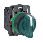 SCHNEIDER ELECTRIC Harmony xb5 - bouton  manette lum - 22 - 3 pos fix - rouge - 1o+1f - 230v XB5AK134M5   