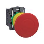 SCHNEIDER ELECTRIC Harmony xb5 - bouton arrt urgence - 40 - pousser tourner - rouge - 2o - vis XB5AS8444