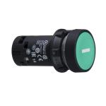 SCHNEIDER ELECTRIC Harmony bouton-poussoir affleurant - 22 - vert -1f - blanc i XB7NA3131