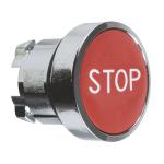 SCHNEIDER ELECTRIC Harmony xb4 - tte bouton poussoir - affleurant - 22 - rouge - texte 'stop' ZB4BA434