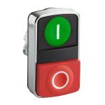 SCHNEIDER ELECTRIC Harmony xb4 - tte bouton double touche - 22 - marqu - vert/rouge ZB4BL7341
