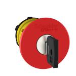 SCHNEIDER ELECTRIC Harmony tte de arrt d'urgence  40 - dverrouillage par cl- 22 - rouge ZB5AS944