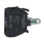 SCHNEIDER ELECTRIC Harmony - bloc lumin xb4-xb5 - del - 110/120vacdc - blanc - racc vis trier ZBVG1