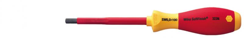 Photo Tournevis Softfinish Electricien VDE 6 Pans 3,0x75 | Ref : 30362