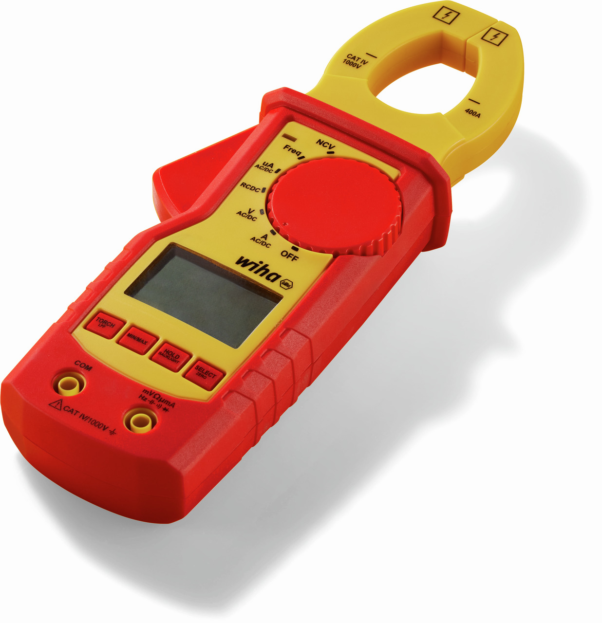 Vignette 2 produit Pince amp�rem�trique jusqu\'� 1000 V AC.  CAT IV avec 2 piles AAA incluses | Ref : 45219