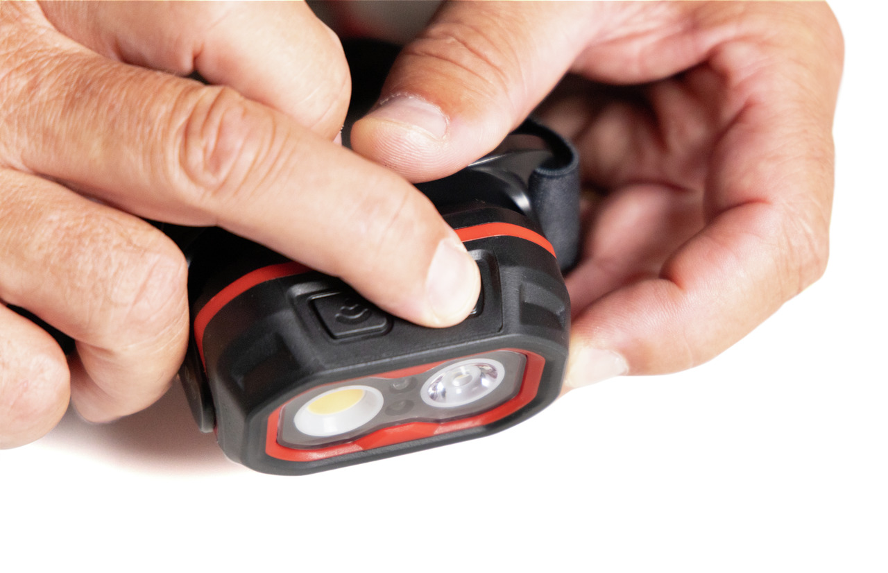Vignette 3 produit Ref : 45700 | Lampe frontale  capteur de mouvements 500 lumens