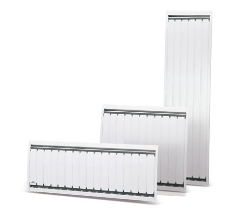 Photo Radiateur chaleur douce et inertie AIREDOU DIGITAL BLANC 1500W HOR. L 870 H | Ref : A690185