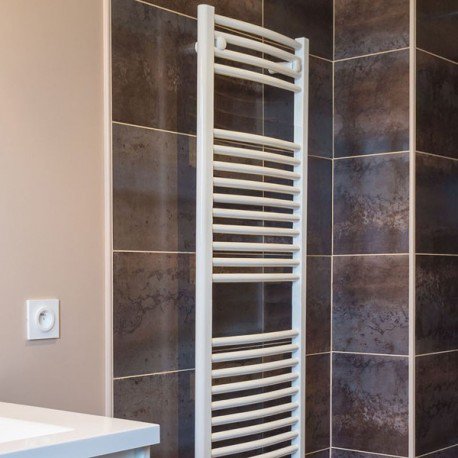 Photo Radiateur sche-serviettes Olron 2 - 750W - Blanc | Ref : 00K1602TRDR