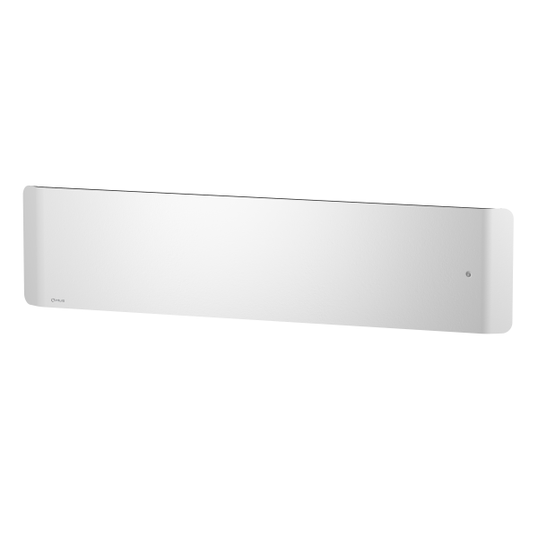 Photo Calidoo nativ - plinthe -1500W -blanc satin-Radiateur connect design-Inertie fonte et  triple lements chauffants-optimisation des apports gratuits - priorit faade-auto effacement priode de pointe - Fonctions d\'conomies avances | Ref : M152415