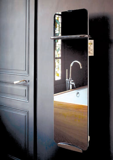 Vignette 2 produit CAMPAVER BAINS ULTIME 3.0  1600W Quartz Gris Radiateur s�che-serviettes rayonnant et soufflant avec fa�ade en glace de verre massive | Ref : CVVU16GRIS