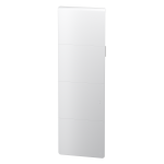 MULLER INTUITIV Axoo radiateur - vertical - 2000w - blanc satin - inertie fonte active - 100% coonnect - fonctions d\'conomies avances conformes aux cee - dtection d\'ouverture de fentre et de prsence - origine france garantie. NEN3087SEEC