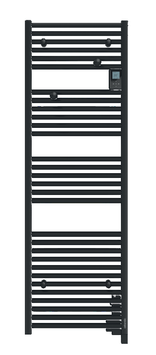 Photo Radiateur sche-serviettes Doris lectrique digital ventilo 1750W Noir | Ref : 850249