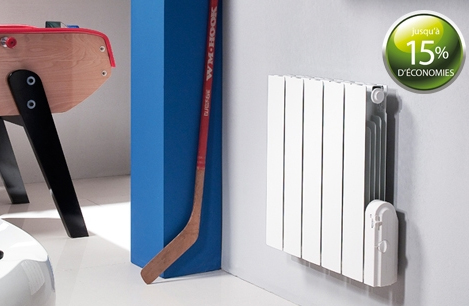 Photo Radiateur chaleur douce à inertie Accessio 1500W | Ref : 504115