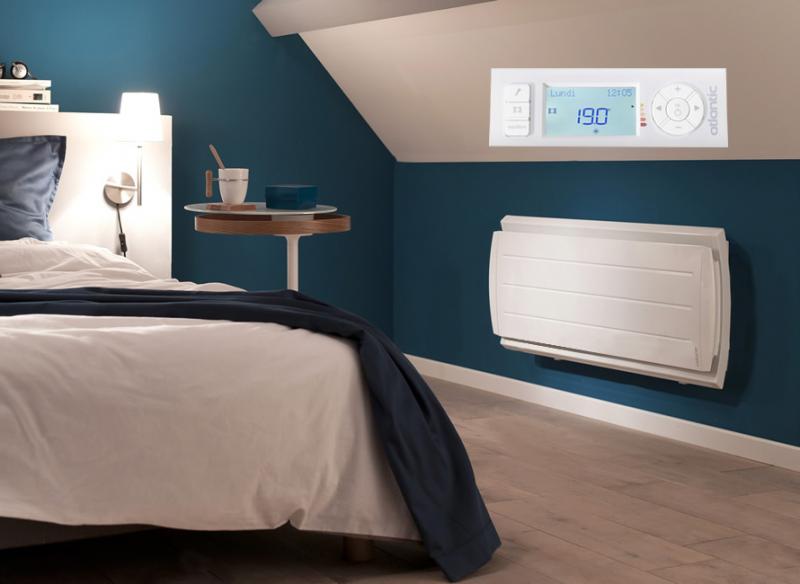 Photo Radiateur chaleur douce  inertie Maradja horizontal 1500w | Ref : 505915