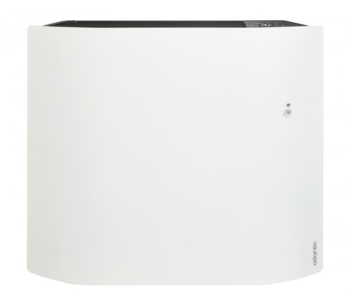 Photo Radiateur connecté Divali pilotage intelligent horizontal 1000W blanc carat | Ref : 507609
