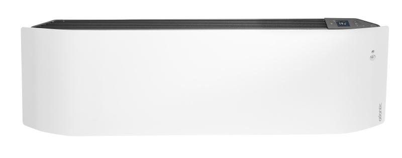 Photo Radiateur connecté Divali pilotage intelligent plinthe 1500W blanc carat | Ref : 507622