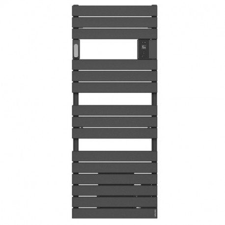 Photo Radiateur sche-serviettes connect - Adelis digital avec ventilo 1750W Anthracite | Ref : 861652