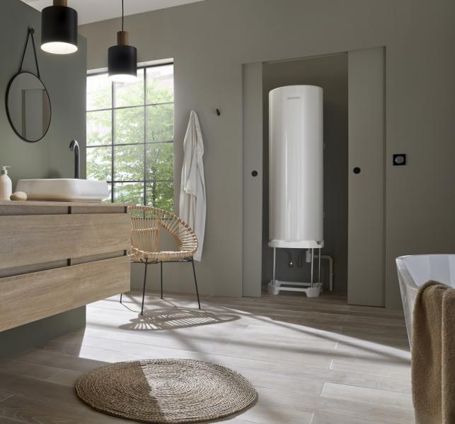Vignette 2 produit Chauffe-eau électrique Zénéo ACI Hybride vertical mural standard 200L | Ref : 153112