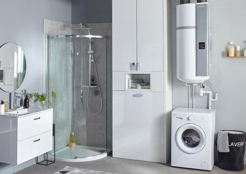 Vignette 2 produit Chauffe-eau thermodynamique Calypso connecté vertical mural 100L | Ref : 234510