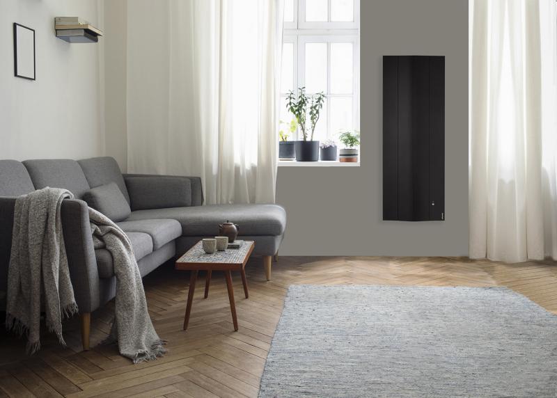 Vignette 2 produit Radiateur connecté Galapagos pilotage intelligent vertical 1500W gris étoilé | Ref : 501851