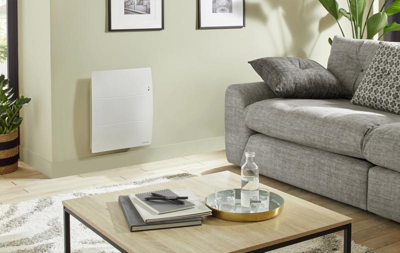 Vignette 2 produit Radiateur connect� Agilia pilotage intelligent horizontal 750W blanc | Ref : 503107