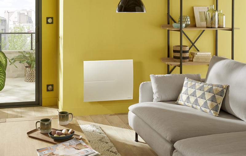 Vignette 2 produit Radiateur digital Sokio horizontal 0750W blanc | Ref : 503108