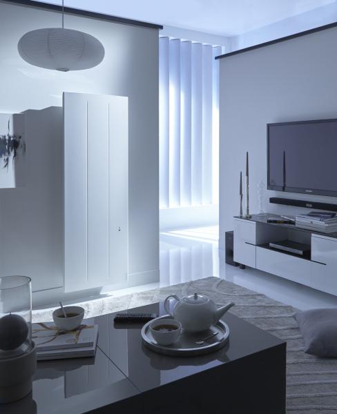 Vignette 2 produit Radiateur connect Oniris pilotage intelligent vertical 2000W blanc | Ref : 518820