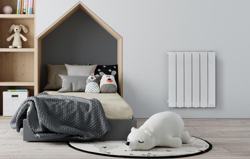 Vignette 2 produit Radiateur chaleur douce Accessio digital 2 horizontal 1250W blanc | Ref : 524912