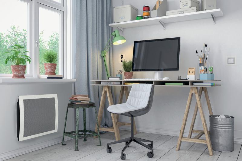 Vignette 2 produit Rayonnant digital d�tection Abelia RC14D horizontal 1000W blanc | Ref : 612616