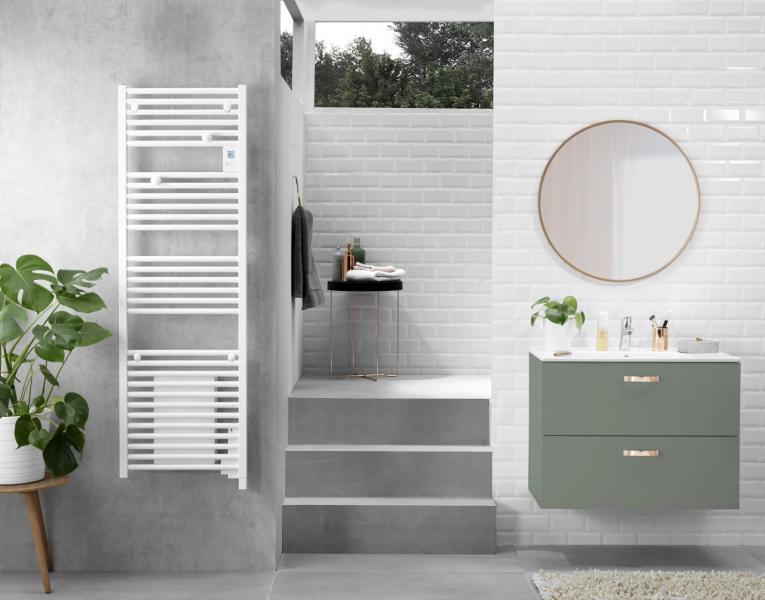 Vignette 2 produit Radiateur sche-serviettes Doris lectrique digital ventilo 2000W Noir | Ref : 850231