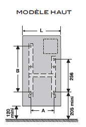 Vignette 3 produit Ref : 520115 | Convecteur F18 haut 1500W blanc