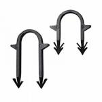 ATLANTIC Lot de 100 clips de fixation pour domocable 129001       