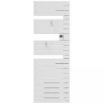 ATLANTIC RECS Radiateur sche-serviettes connect wifi - nefertiti asymtrique mt  gauche sans ventilo 500w blanc carat 850013